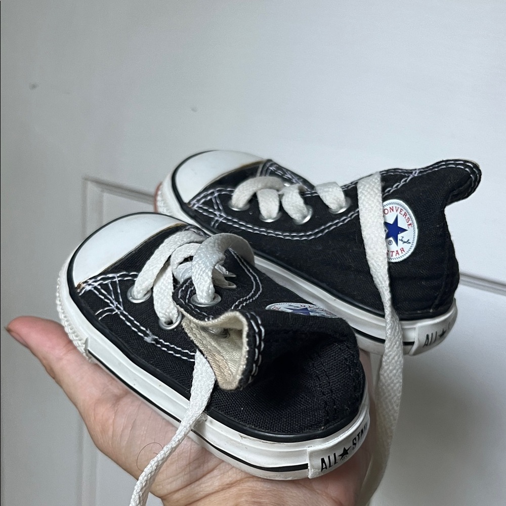 Converse Kids Black and White Sneakers